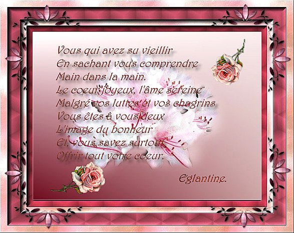 L' écrin d'Eglantine... : Poème et citation